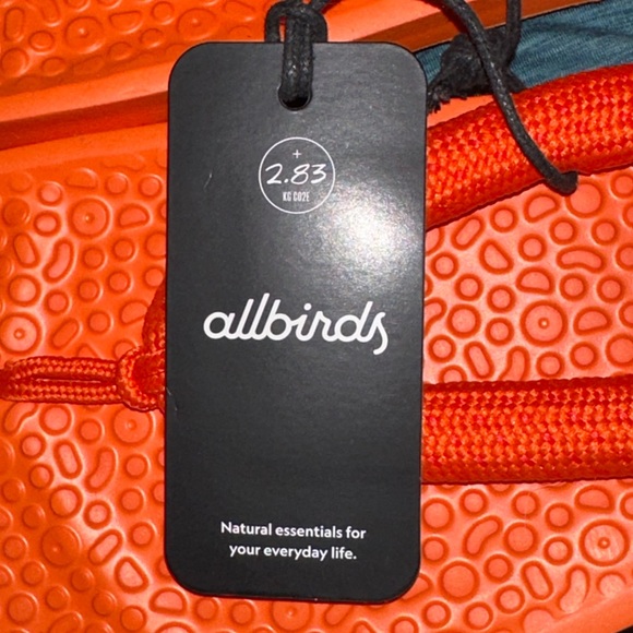 Allbirds Sugar Zeffer sandals in Boyant Orange size men’s 12/women’s 14 NWT! - Picture 4 of 5